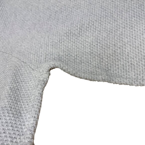 Free People Beach Hailee Heather Light Gray Waffle Knit Set Women's size Lg - Picture 14 of 14